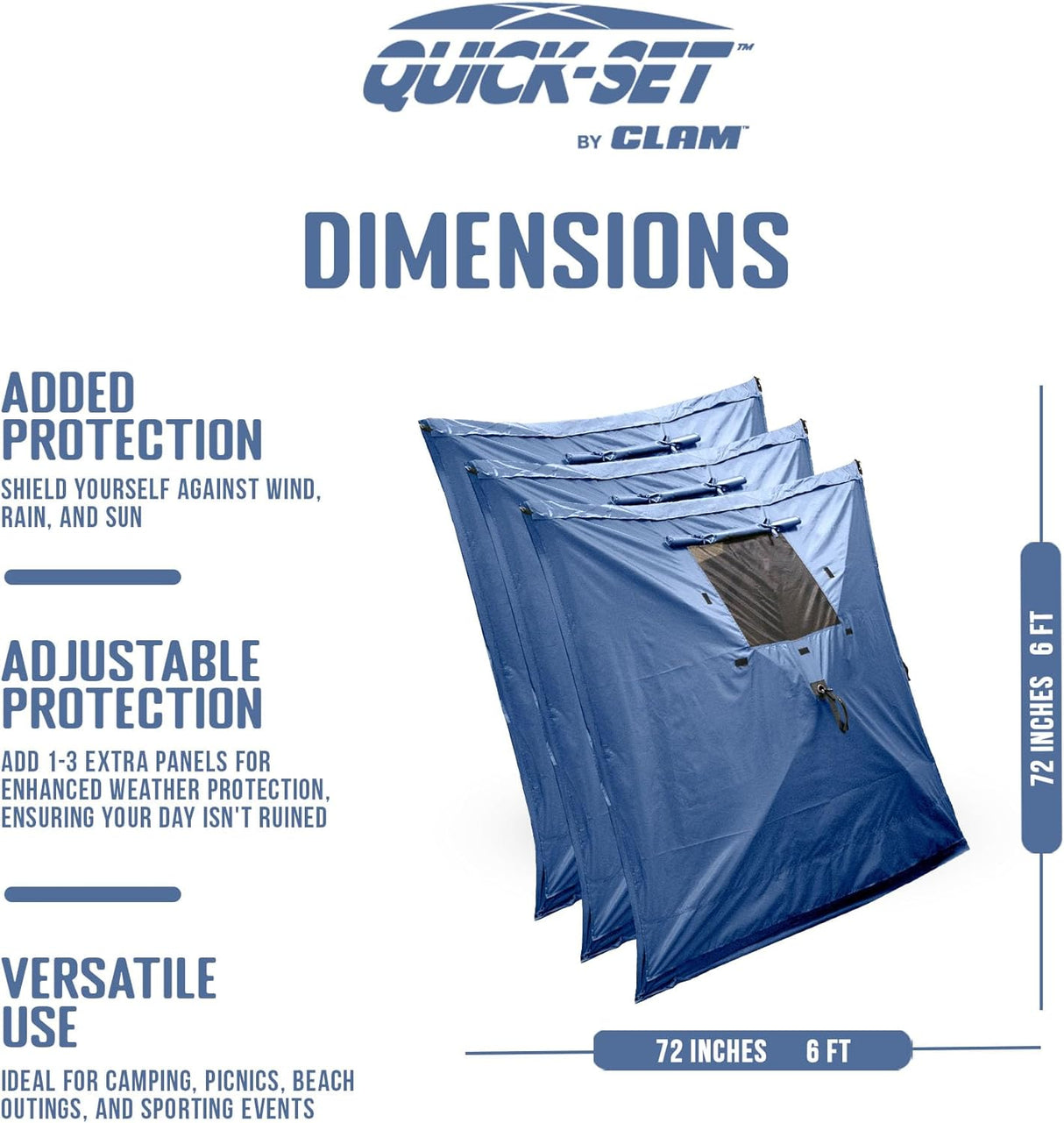 Accesorio rápido para panel solar y viento para tienda de campaña