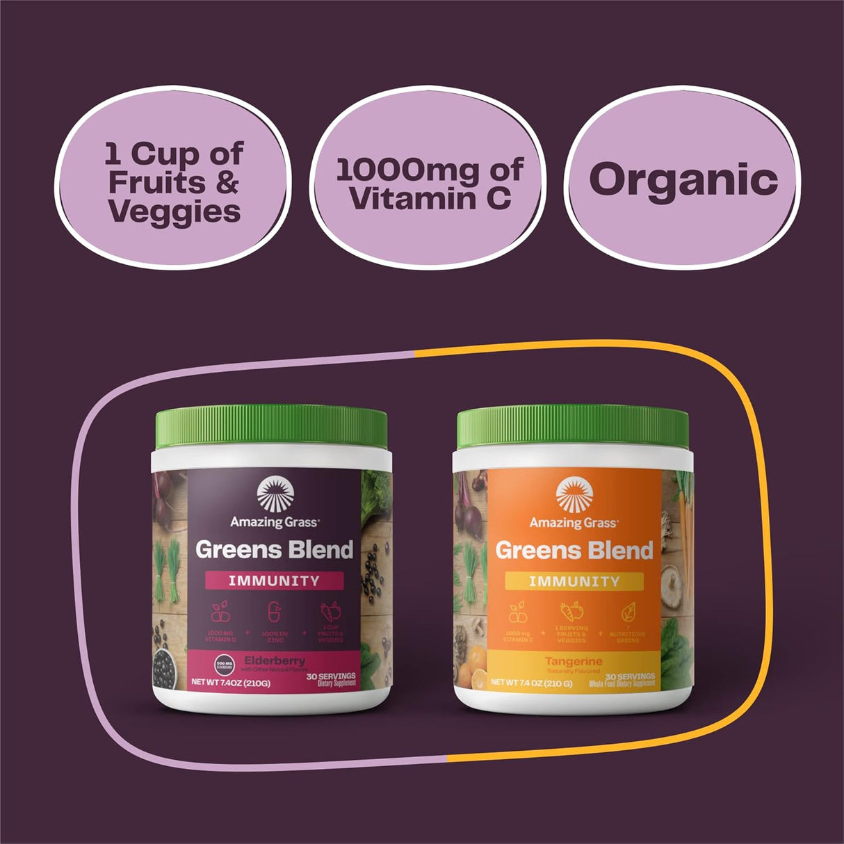 Suplemento Superfood para apoyo inmunológico Super Greens