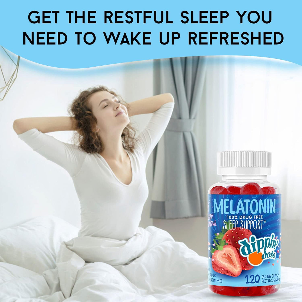 Gomitas de apoyo para dormir de sueño 120 und 2.5 mg