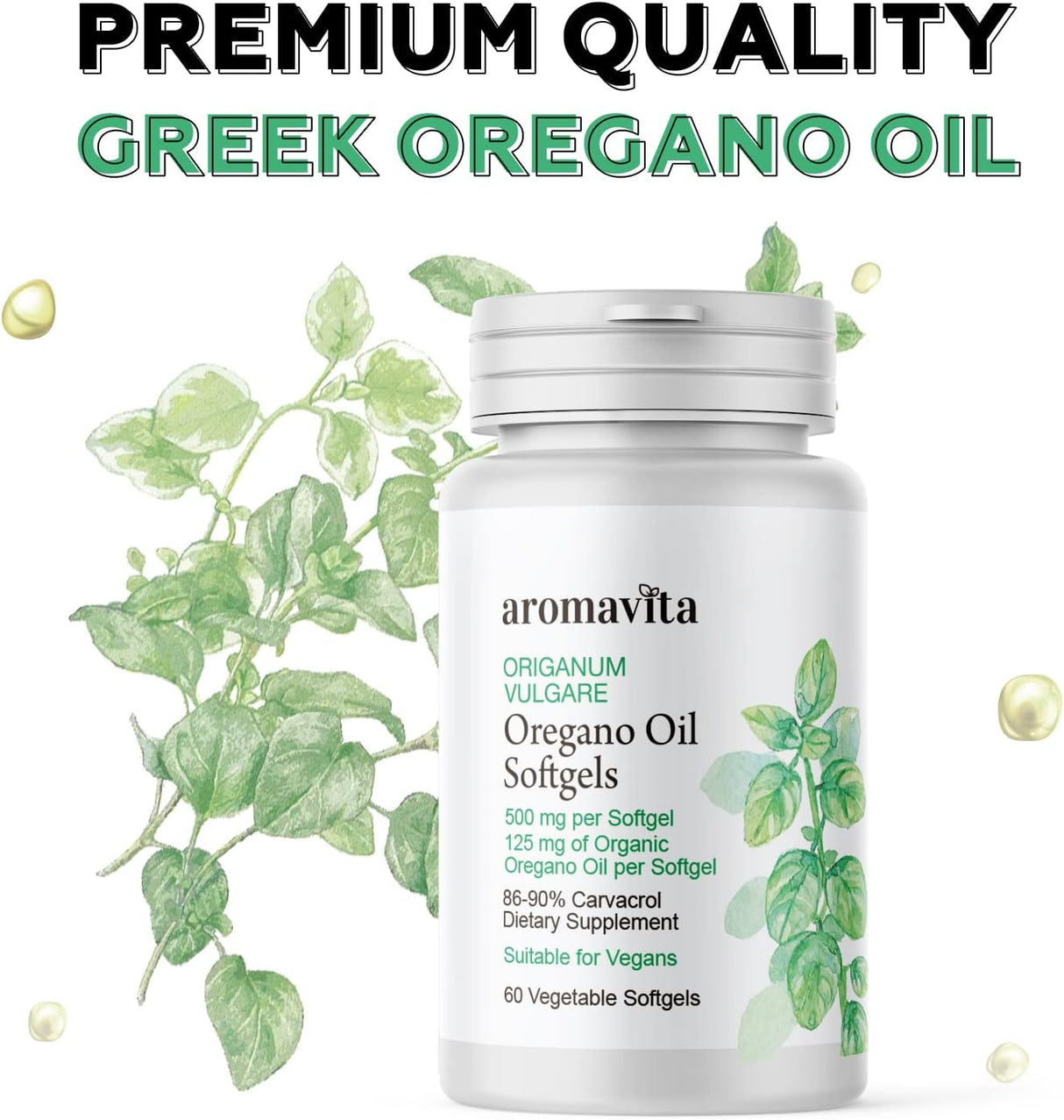 Oregano Oil Capsules - High Potency Digestive Support