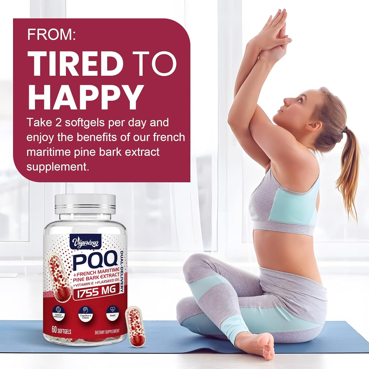 Extracto de Pino Marítimo 200 mg, Pycnogenol, 60 Veganos