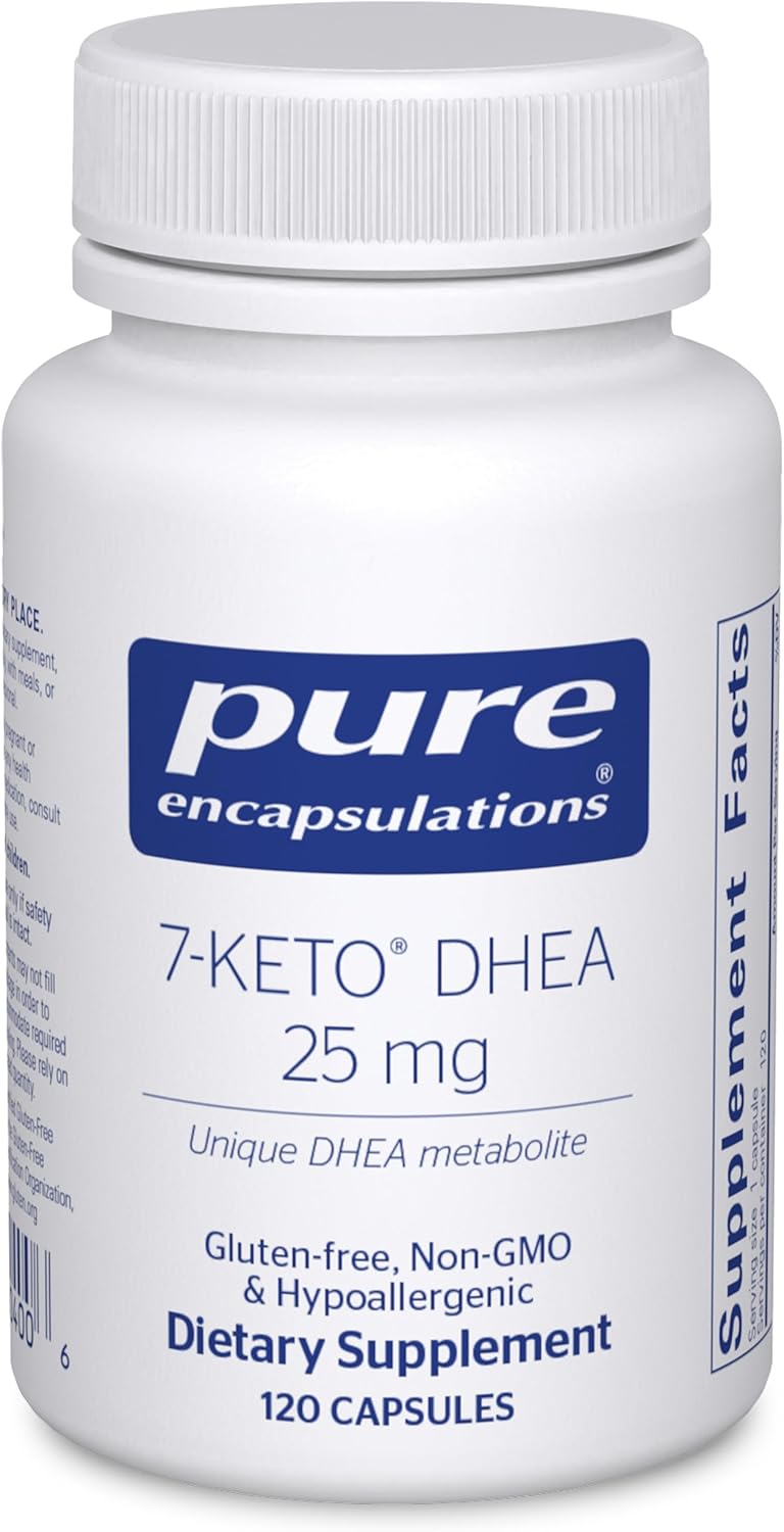 Suplemento 7-Keto DHEA 25 mg | Pure Encapsulations | 120 Caps