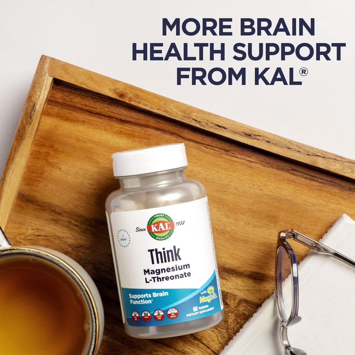 KAL Polvo de Inositol 550mg, Salud Cerebral, 102 Servings
