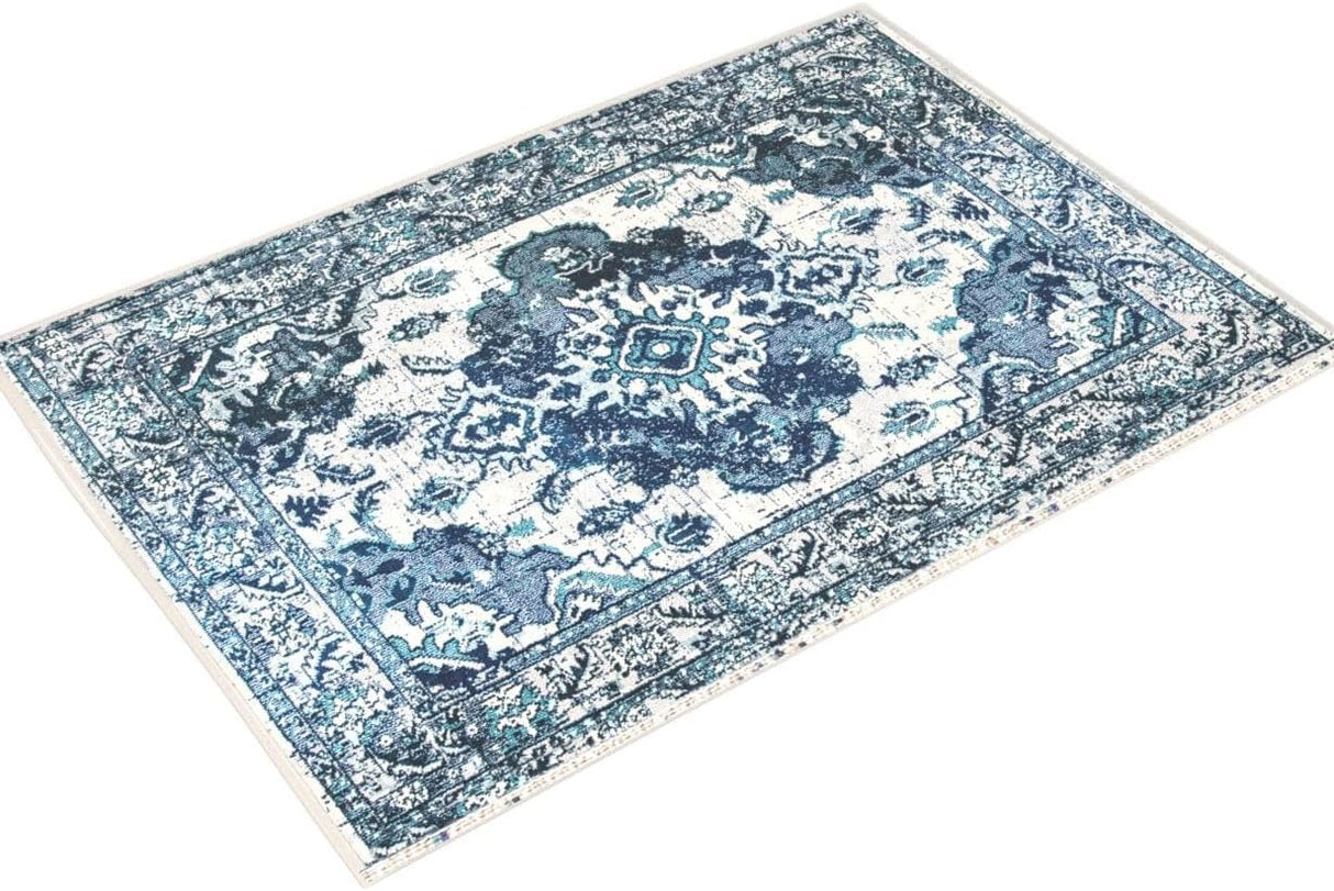 Alfombra Área Boho Chic Medallón Distressed, Modelo MNC243A