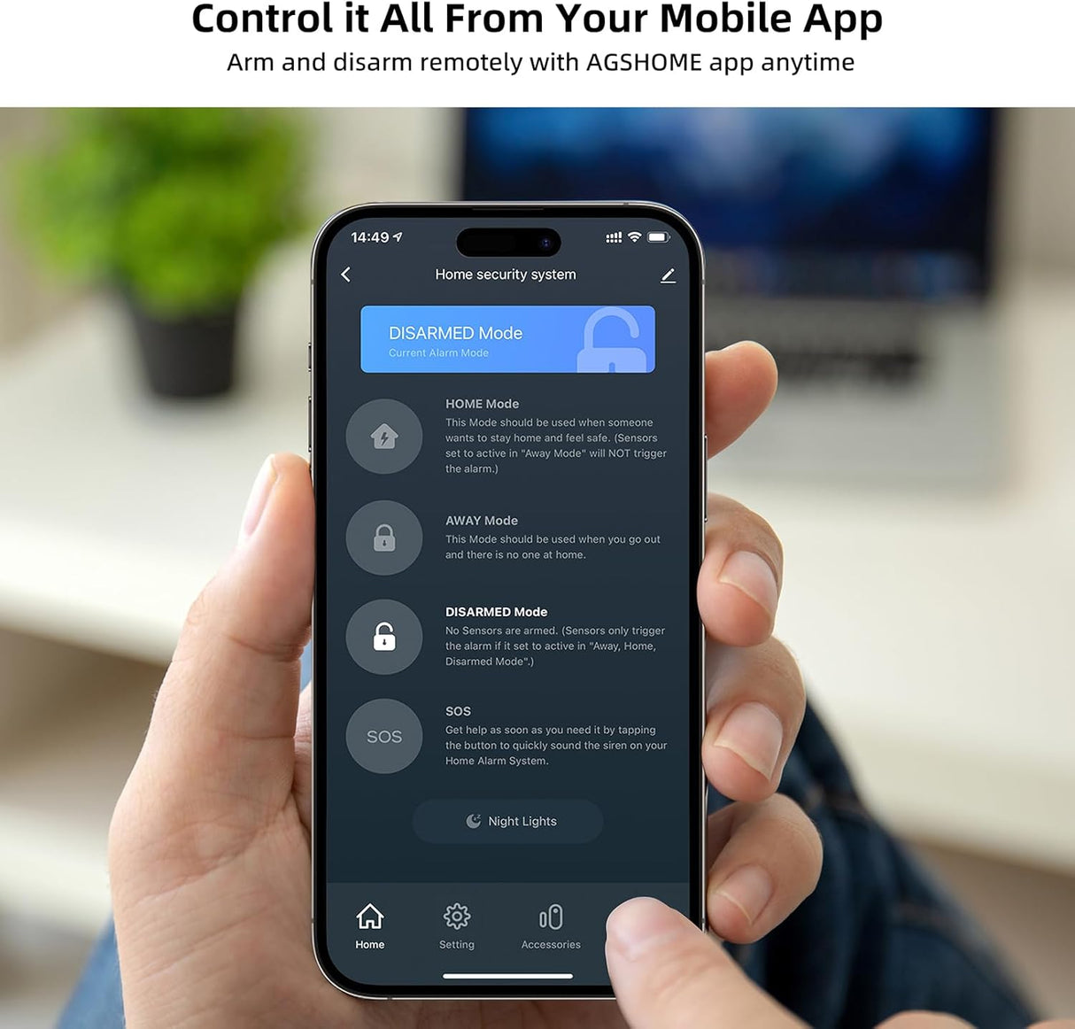 Sistema de Alarma Inalámbrico, Sensores WiFi, Alerta App