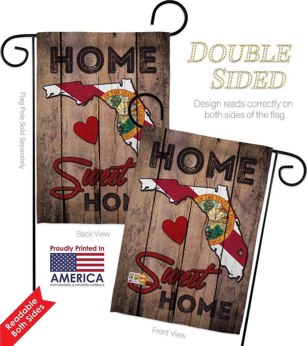 Bandera Home Sweet Home Americana de doble cara