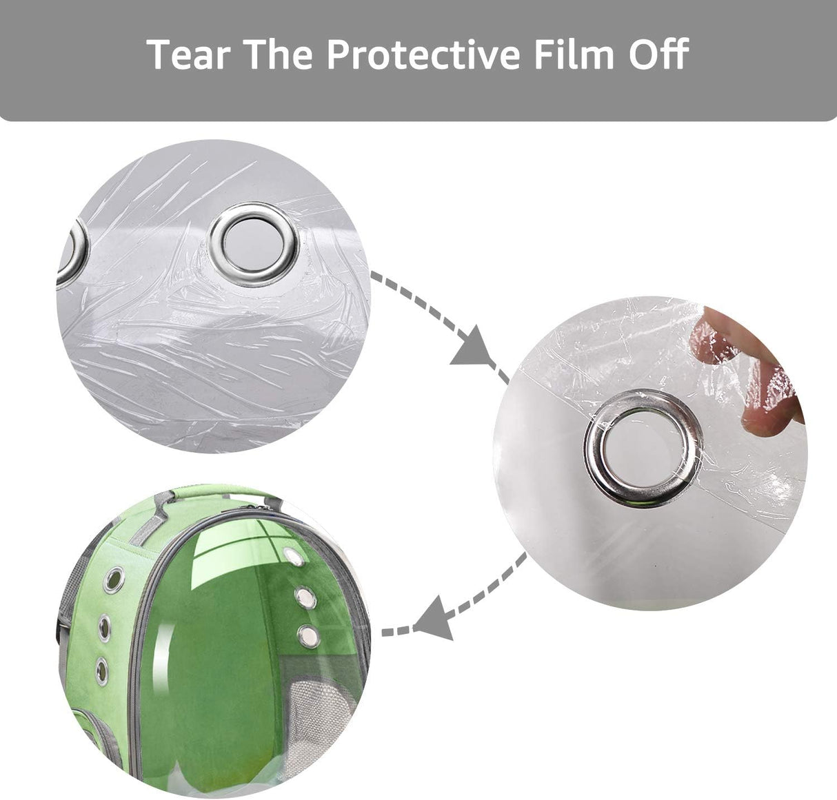 Mochila para transportar gatos adecuada para senderismo