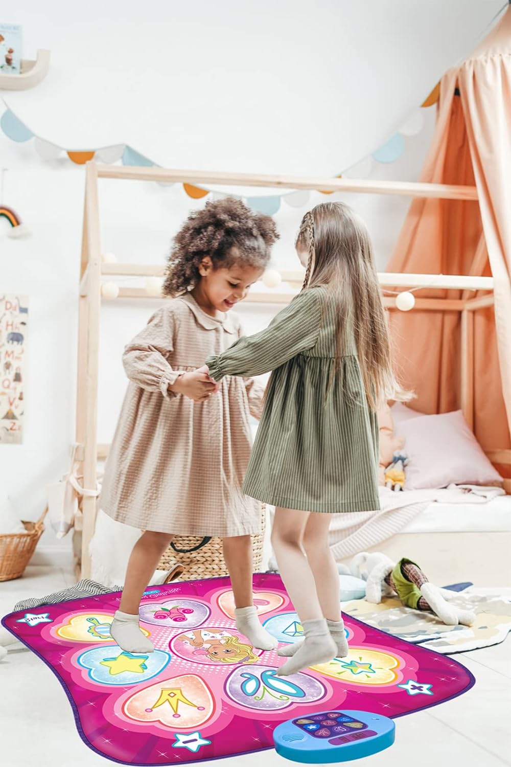 Alfombra de Baile SUNLIN - Mat con Luces LED y Música, 3 Niveles