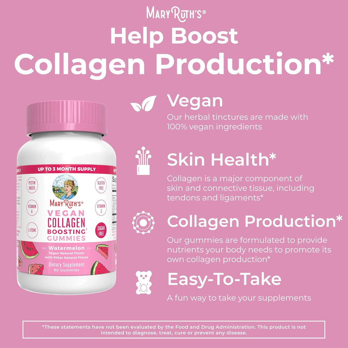 Suplemento Impulsante del colágeno gomitas 90 porciones