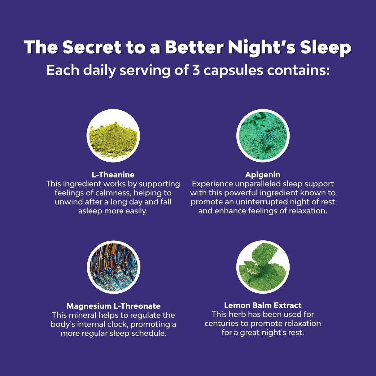 Suplemento de magnesio para dormir de alta absorción