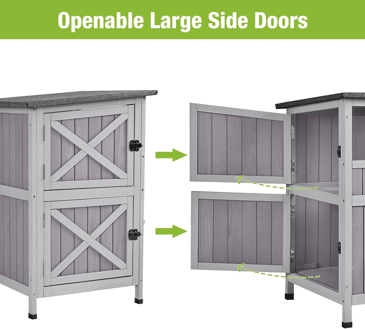 Casa para gatos GUTINNEEN refugio exterior impermeable modelo