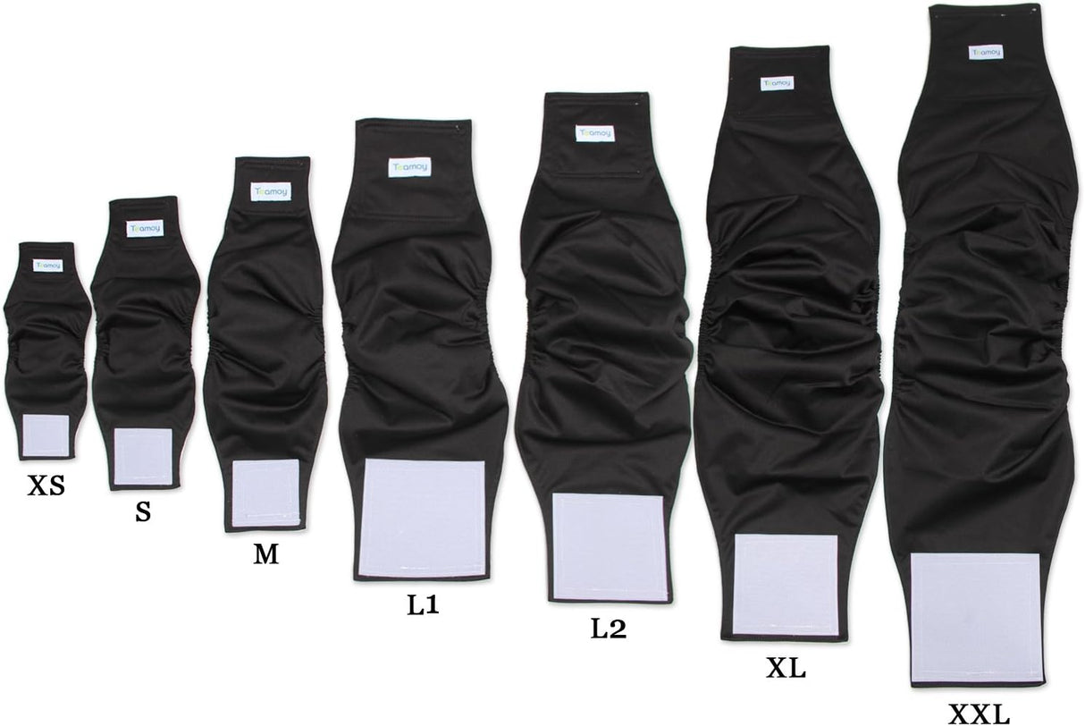 Teamoy - Pañales reutilizables para perros, lavables, para cachorros