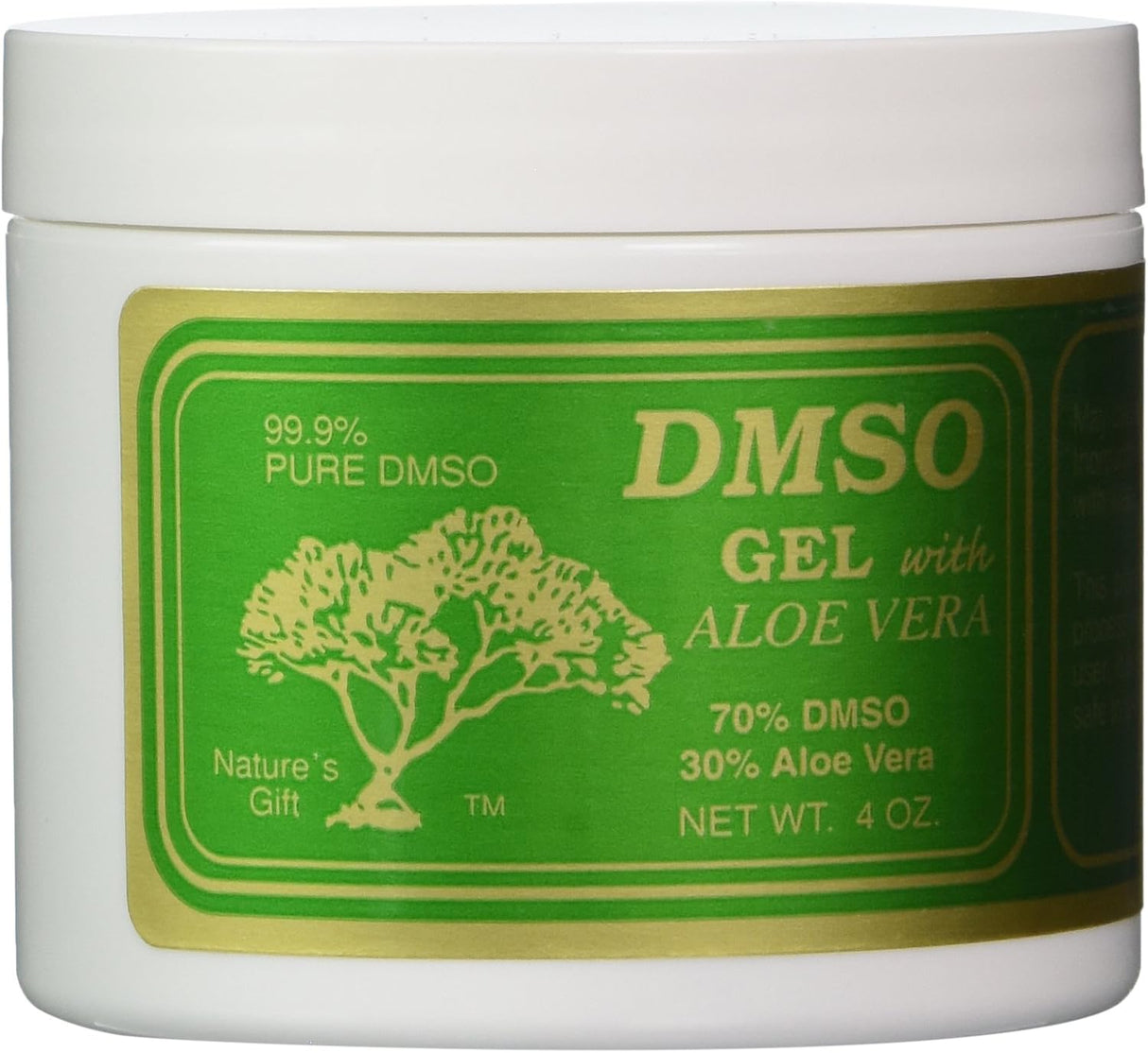 Suplementos DMSO Gel con aloe vera, 4 onzas