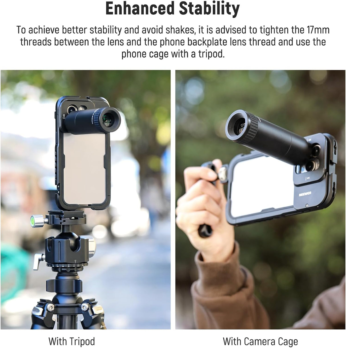 Lente Telefoto NEEWER 7X, 15 Elementos, Compatible con LS-36