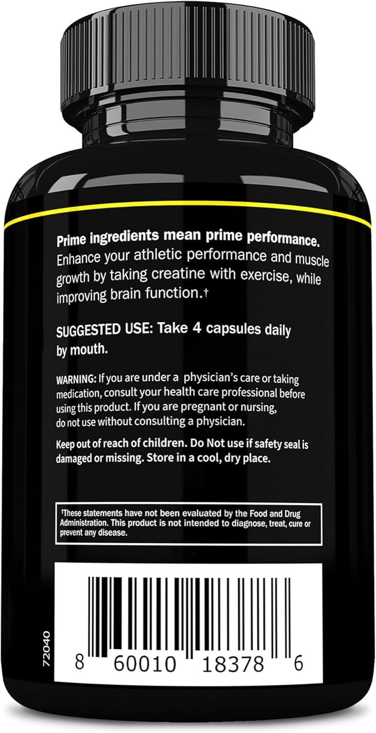 Creatina en cápsulas Prime Labs - 5g, 120 cápsulas
