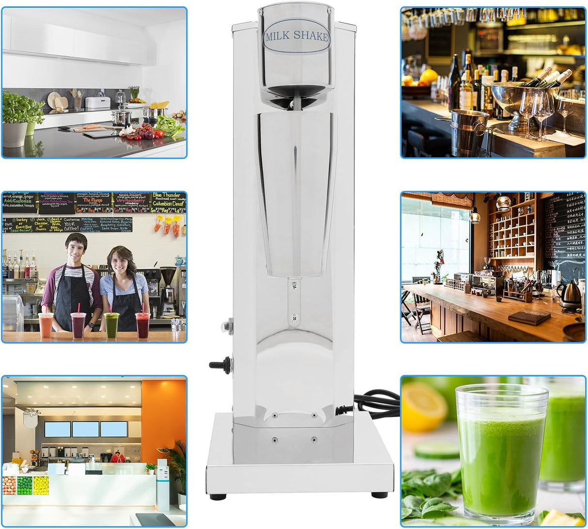 Mezclador de Leche Acero Inoxidable, 110v, 650ml, Modelo Único