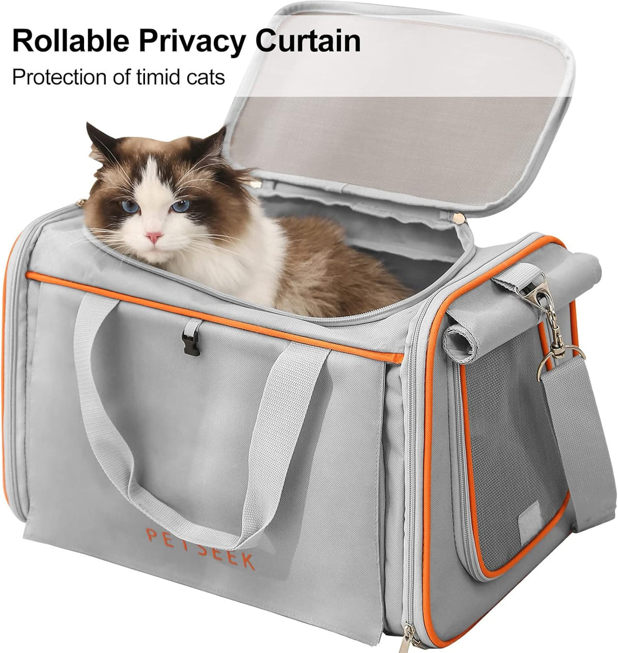 Transportadora de Gato Grande, Aprobada Aerolínea, 14 lbs, 18