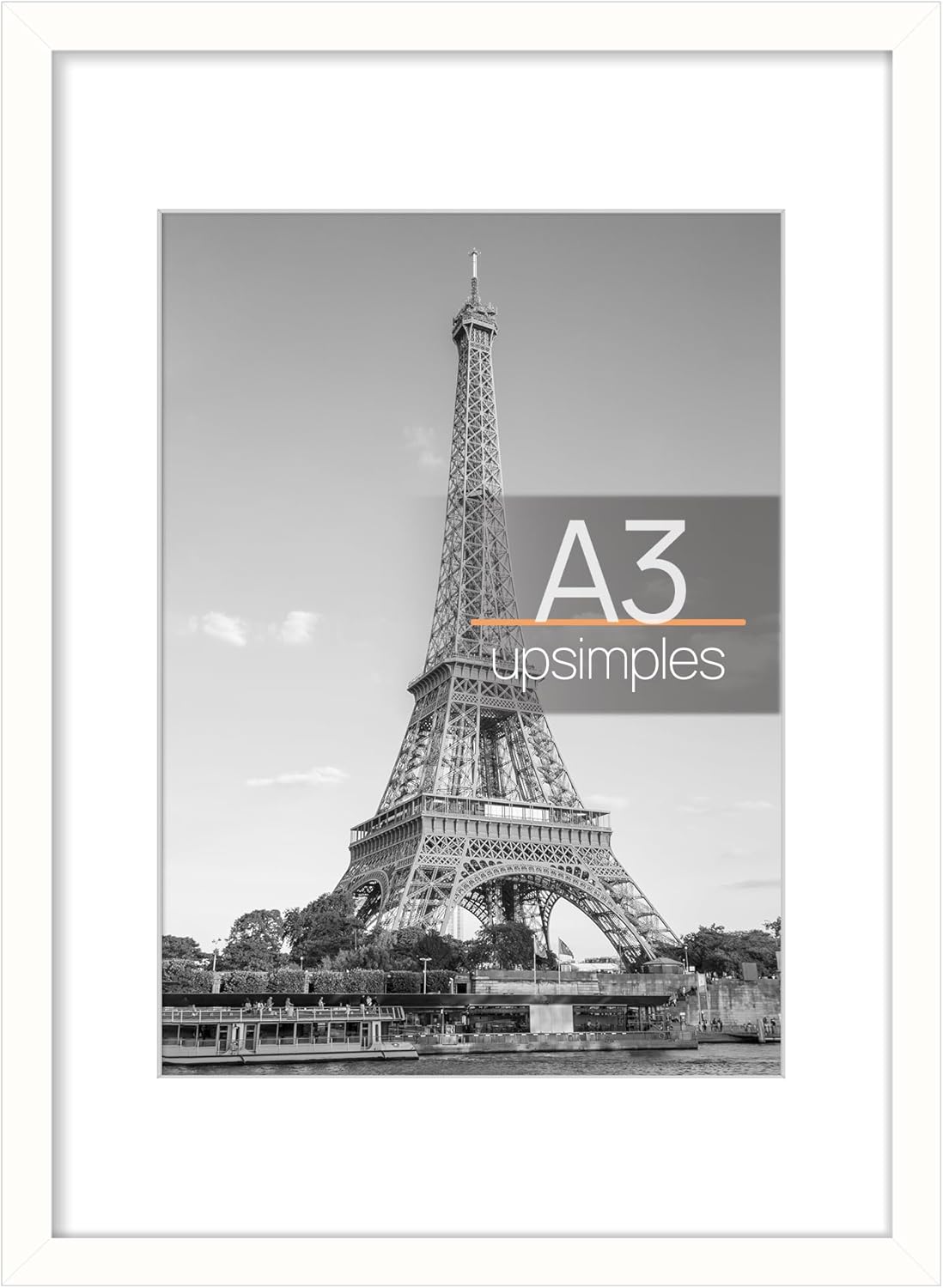 Marco de fotos A3, con o sin passepartout, 1 pack