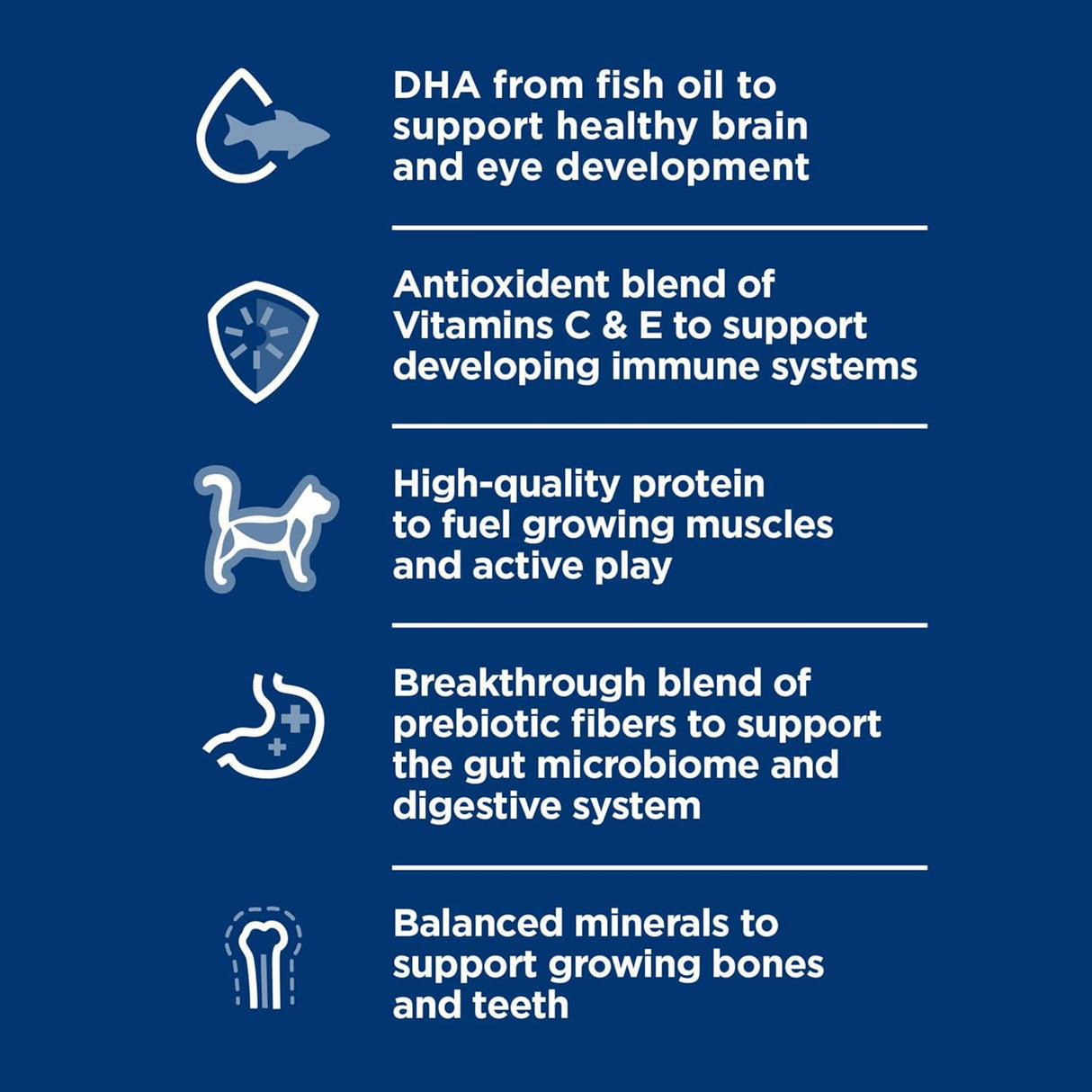 Hill's Pet Nutrition Science Diet Kitten Ocean Fish & Brown Rice Receta de alimento seco para gatos, bolsa de 3.5 libras
