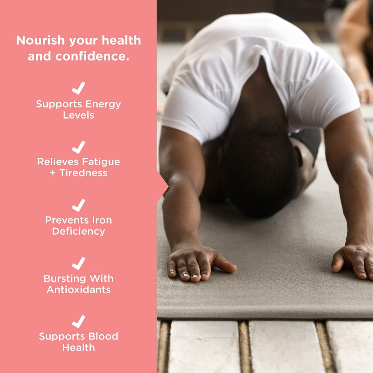 Suplementos Vitaminas Iron+ Suplemento para apoyo energético