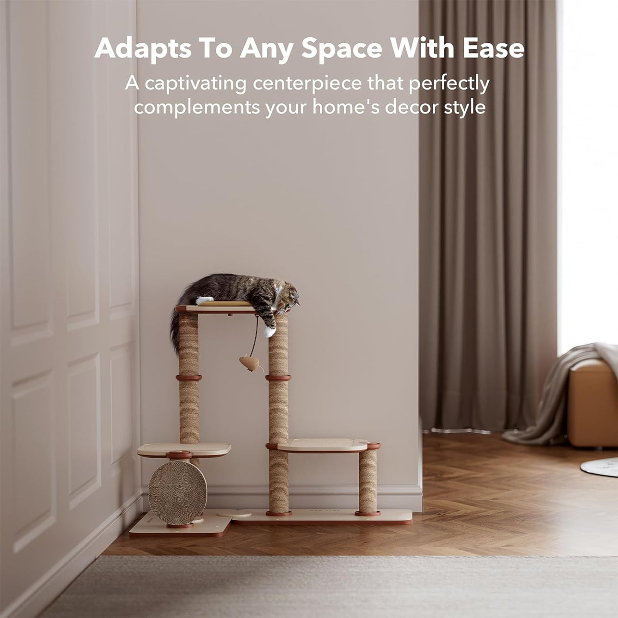 Torre de árbol para gatos de interior postes rascadores