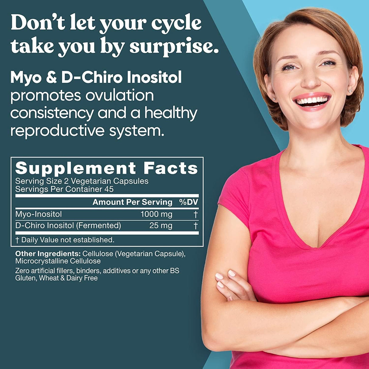 Suplemento Myo-inositol & D-Chiro Inositol Fertilidad