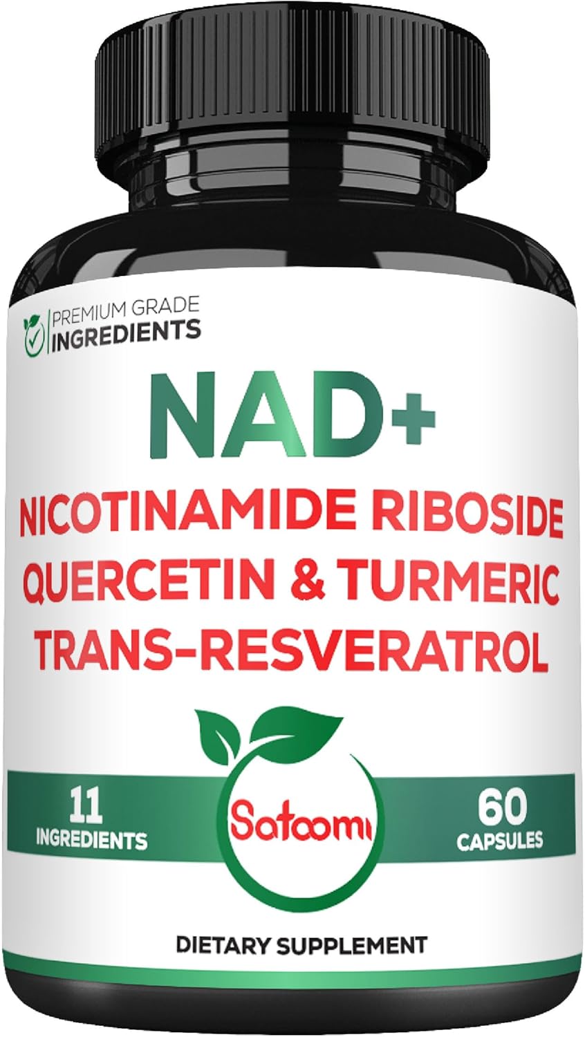 Suplemento NAD+ con Nicotinamida Ribósido 900mg - 60 cápsulas