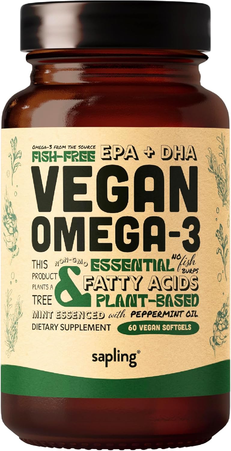 Suplemento Vegano Omega 3 - DHA y EPA - 60 Cápsulas