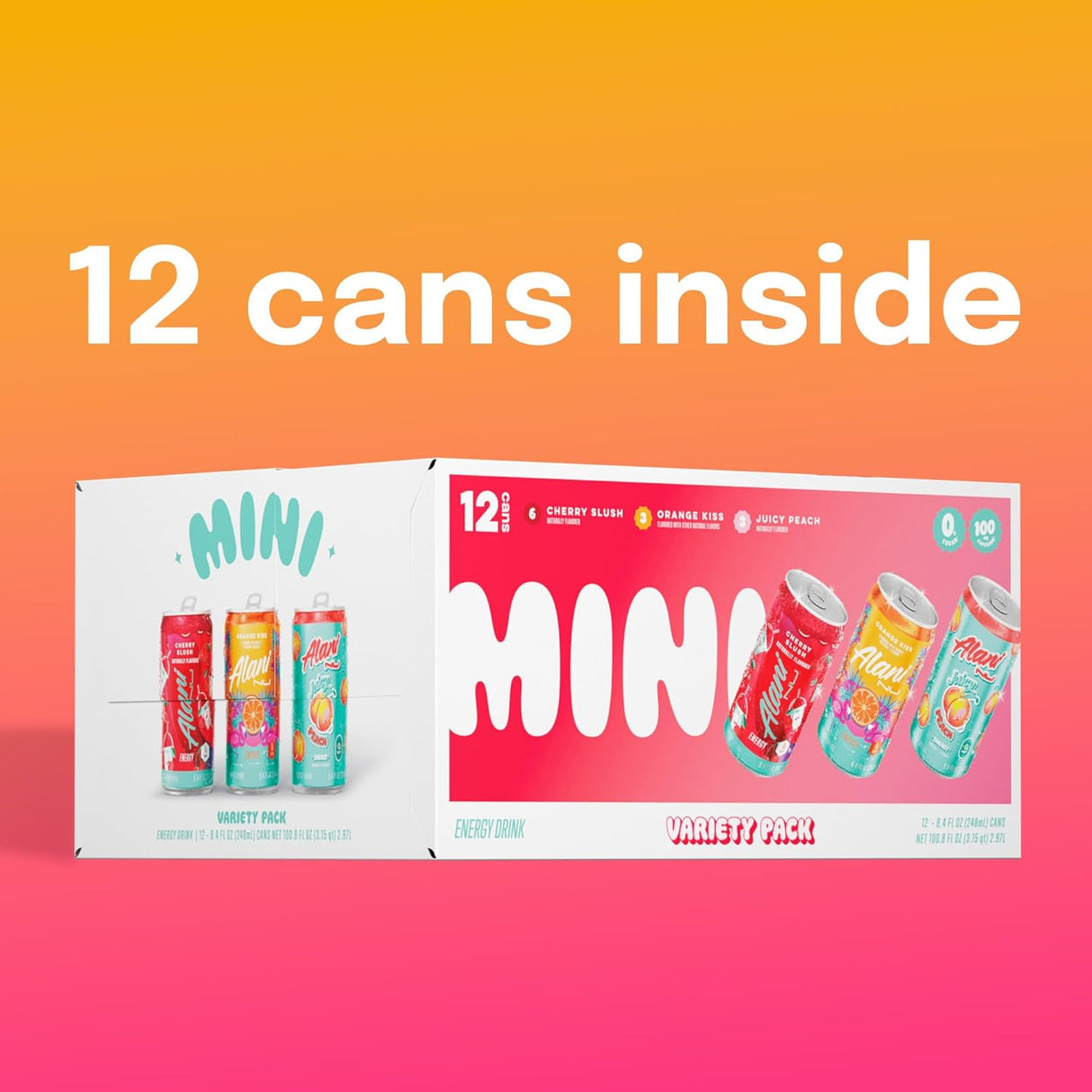 Alani Nu Pack de Energía Baja en Calorías, 12 Cans