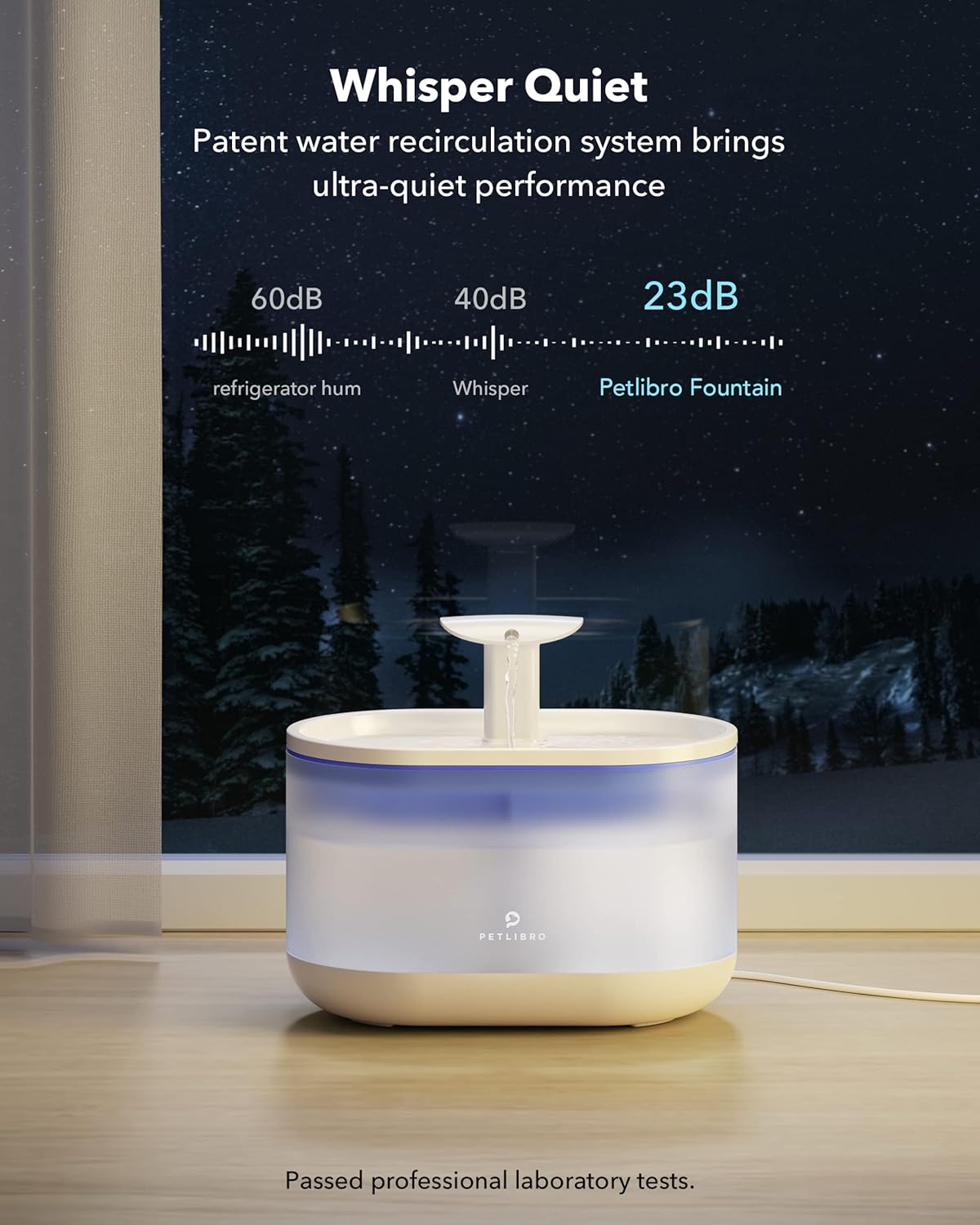 Bebedero de 2,1 L para gatos, sin BPA PLWF002 PETLIBRO