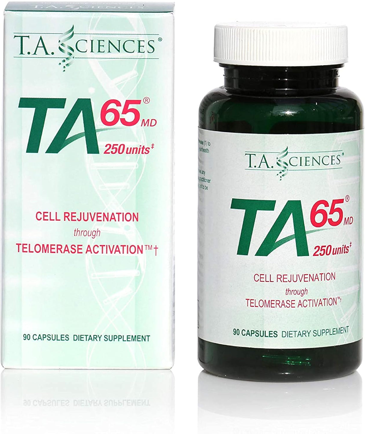 Suplemento Rejuvenecimiento celular TA-65 90 cápsulas