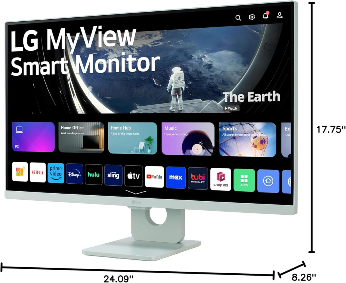 Monitor LG 27SR50F-G 27 FHD IPS, webOS 23, HDR 10, AirPlay 2