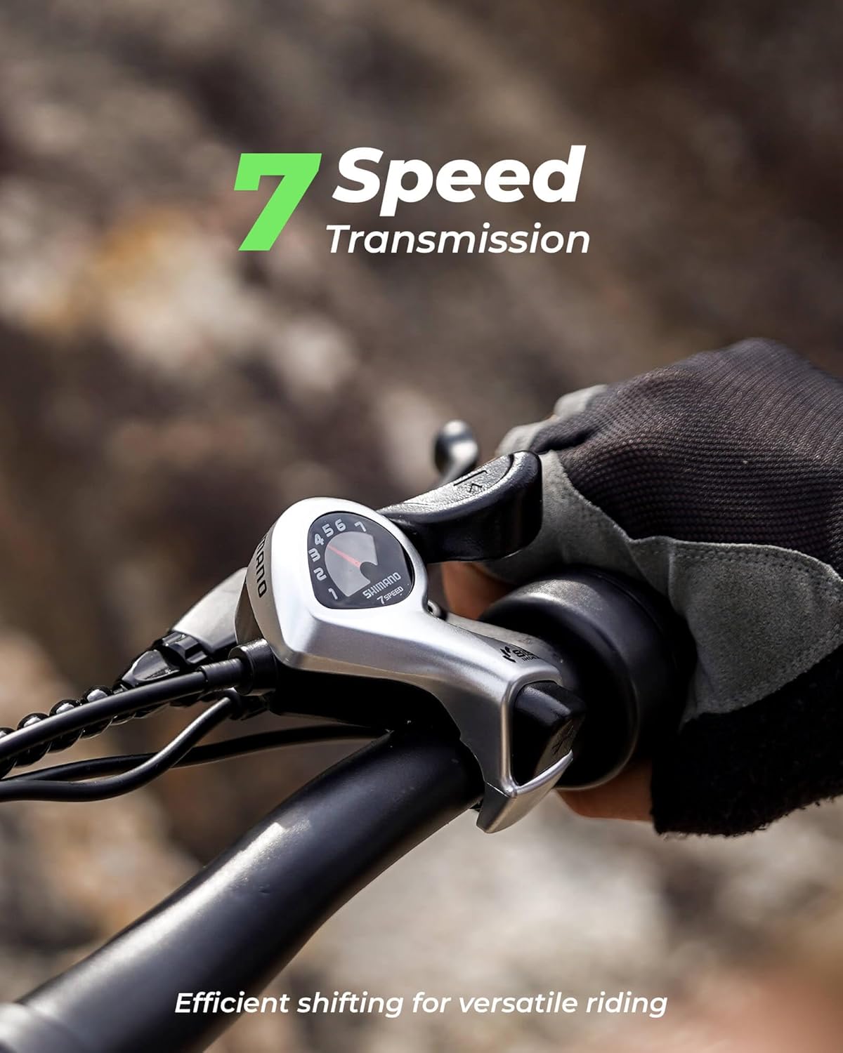 Bicicleta Eléctrica Isinwheel M10 Plus 900W, 75 Millas, 26 Fat Tire