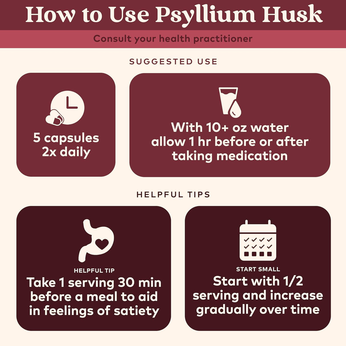 Polvo de Psyllium Orgánico - Fibra de Cáscara Entera, Vegano