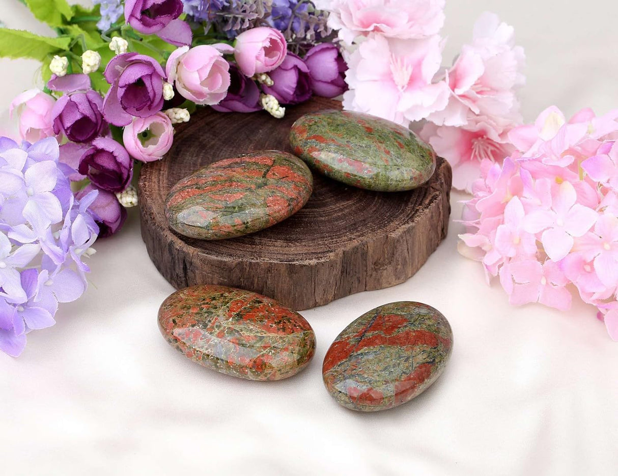 Piedra de Palma Unakita 2.4" - Cristales Sanadores y Equilibrantes