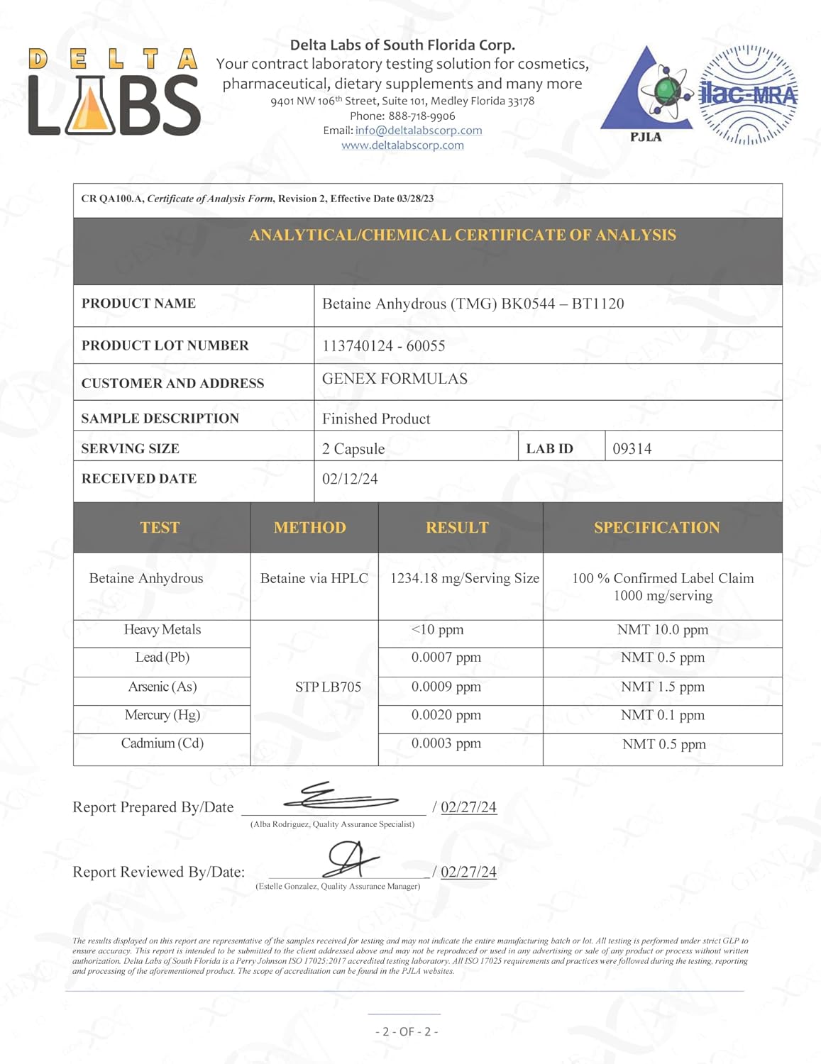 Suplemento GENEX 1000mg TMG pack 3 Betaína anhidra hepático
