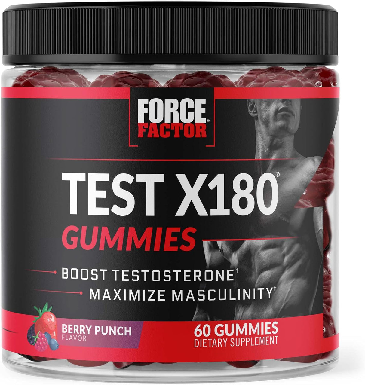 Suplemento Test X180 Gomitas de testosterona para hombres