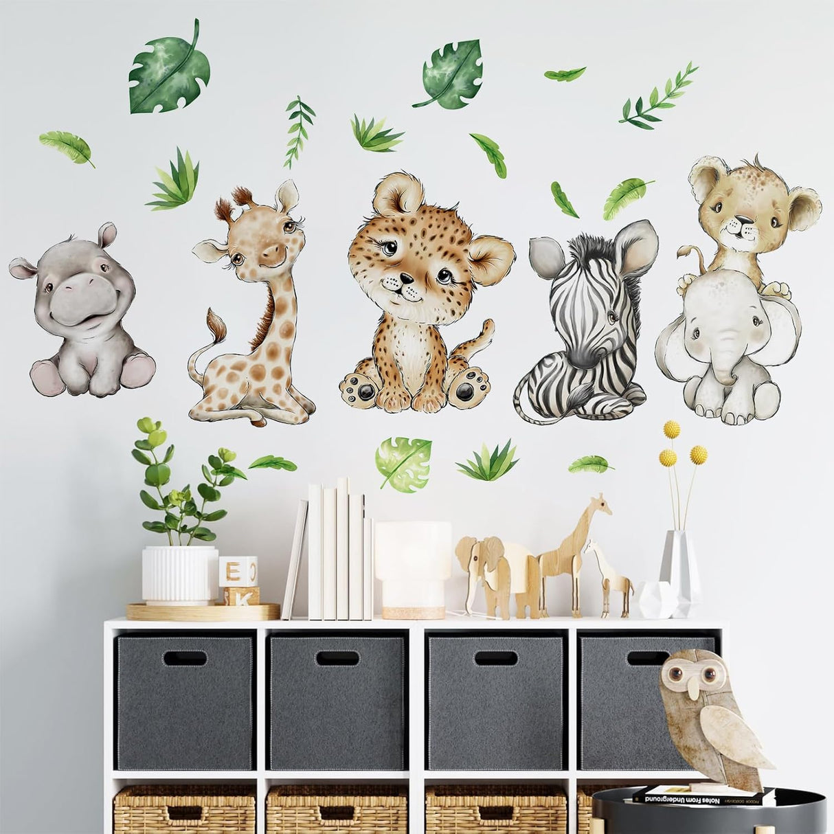 Vinilos Decorativos Safari Yovkky, Animales para Niños