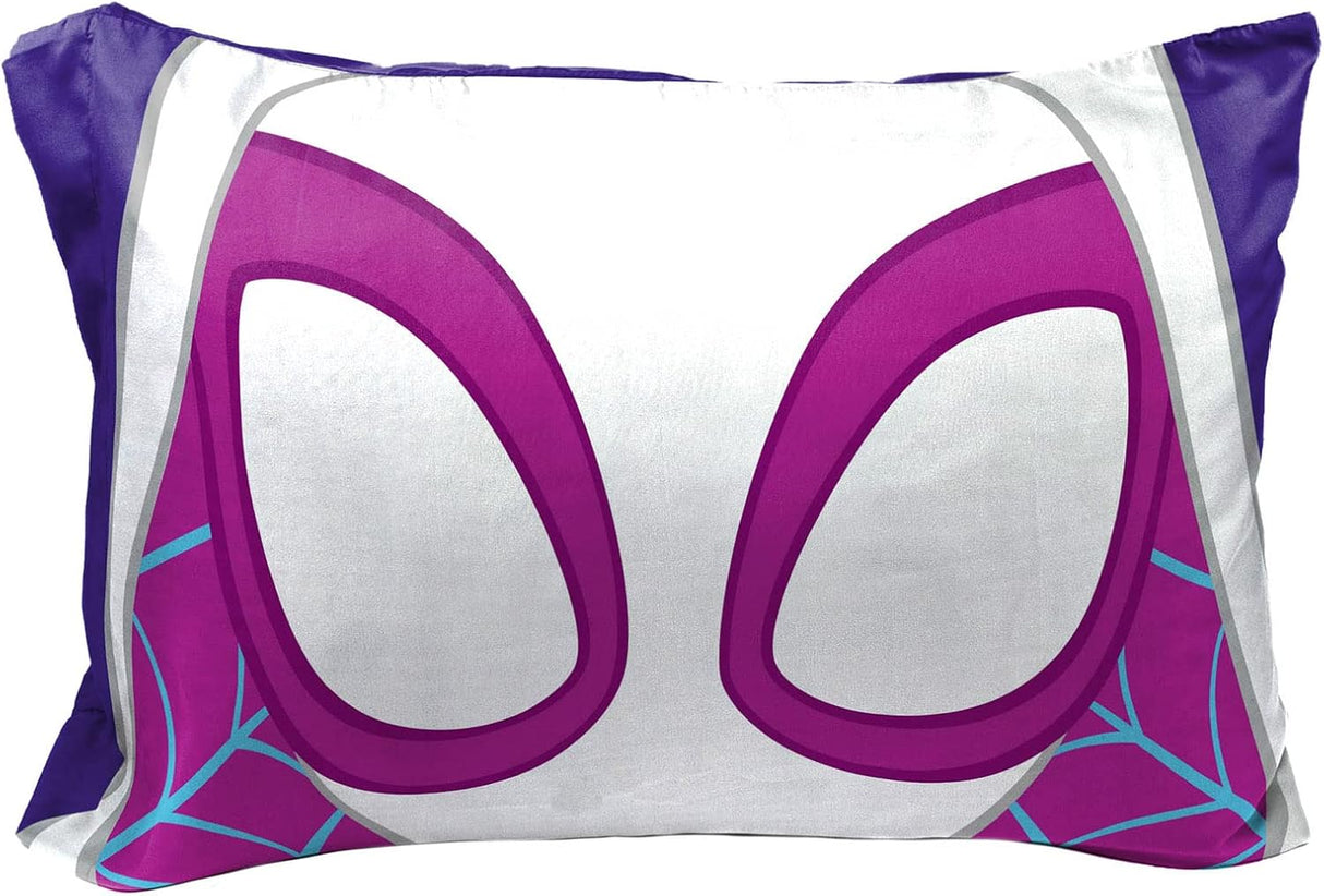 Marvel Spidey Funda de Almohada Reversible Ghost Spider Gwen
