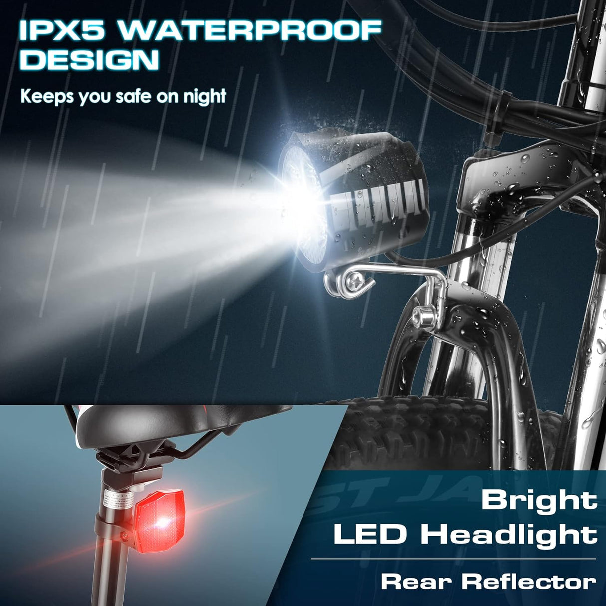 Bicicleta Eléctrica Vivi 26 780W, Batería 48V, 21 Velocidades