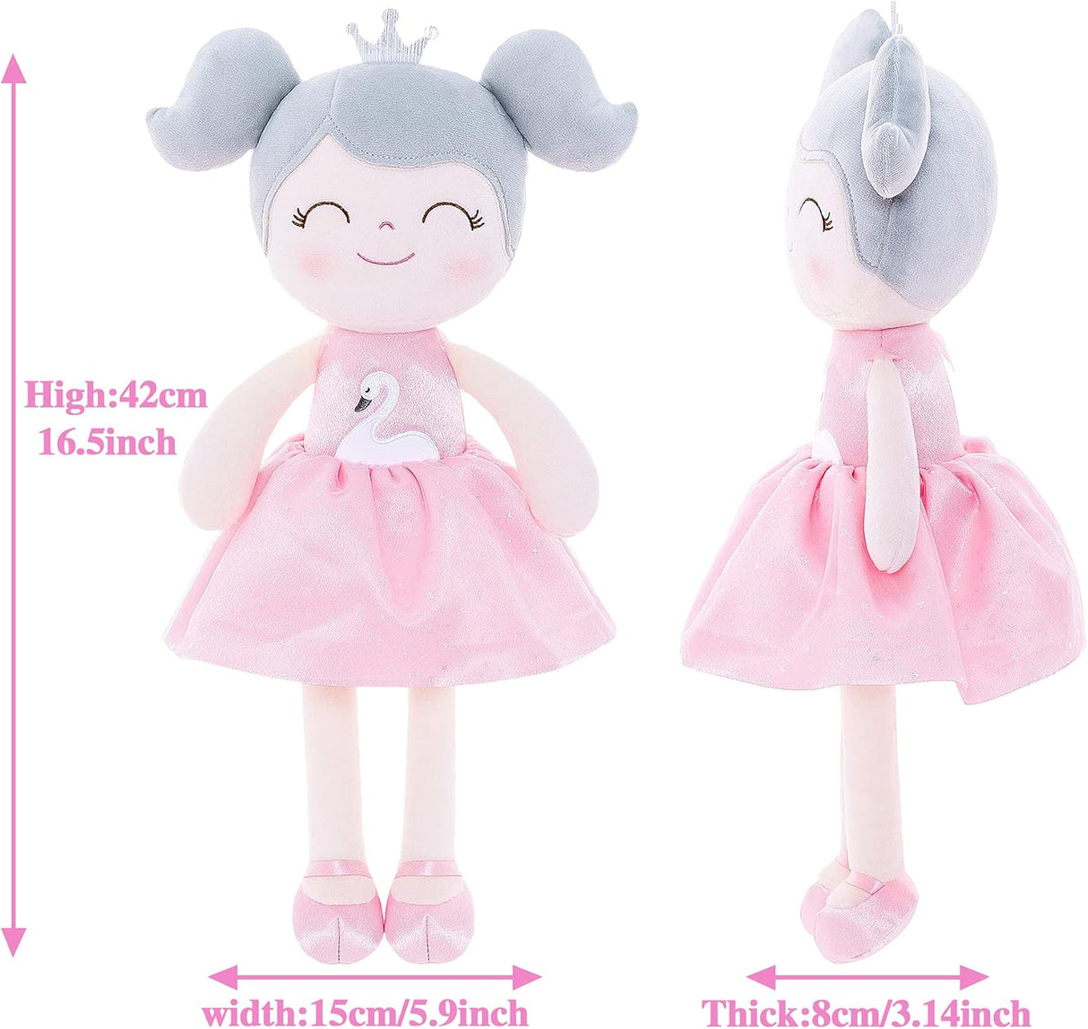 Peluche de Muñequitas para niñas 16 pulgadas