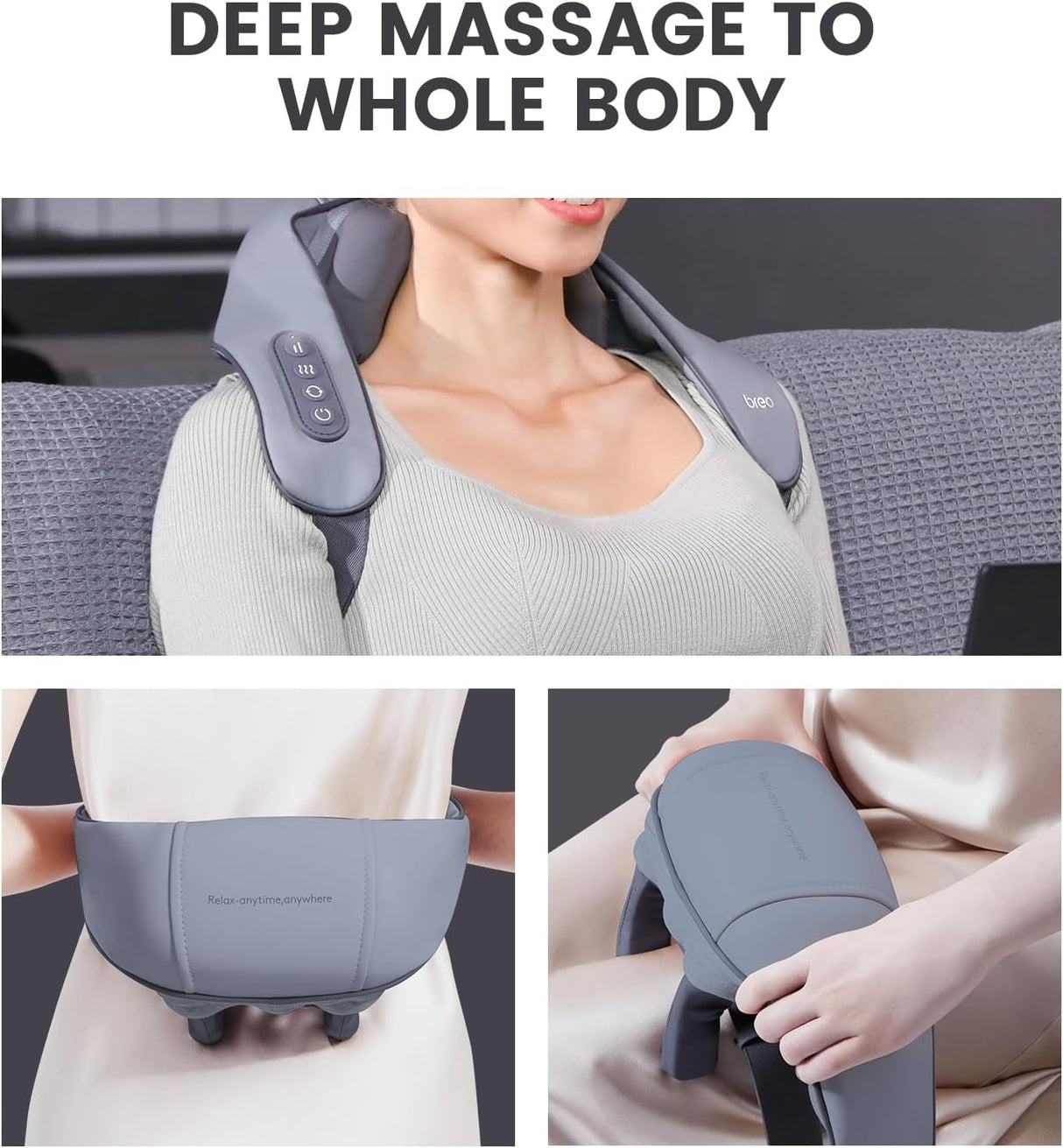 Masajeador de Cuello Breo N5 Mini con Calor para Relajación