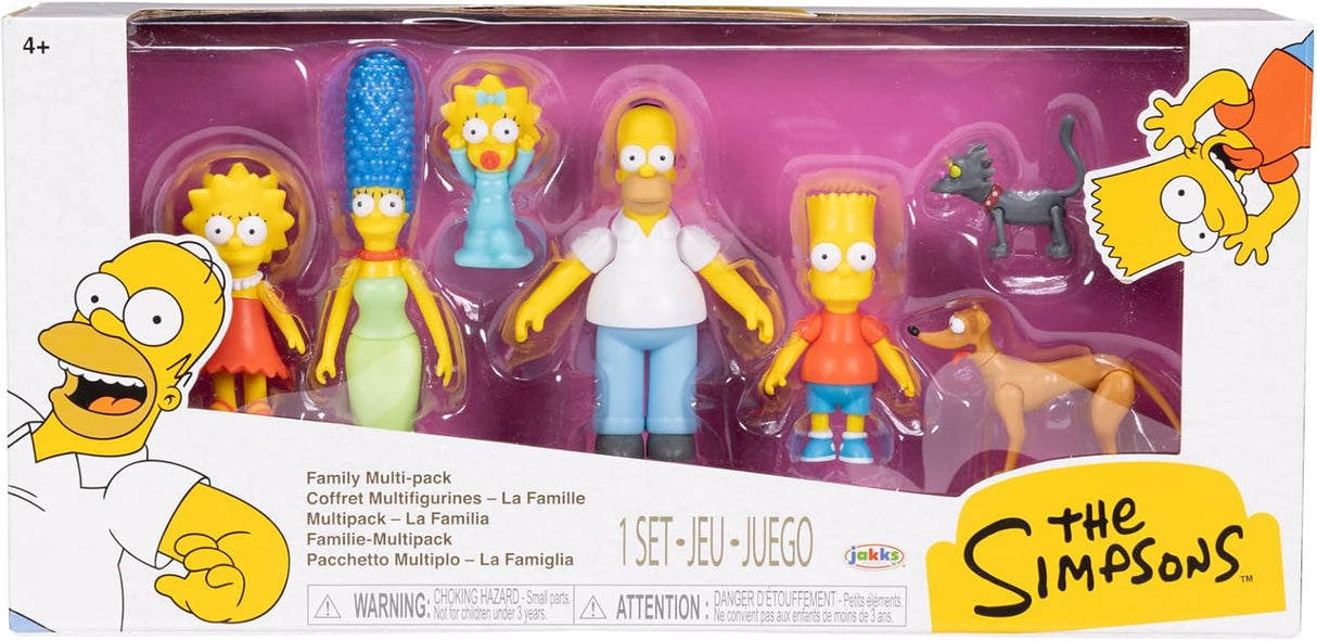 Figuras de Acción Los Simpsons, Disney, Pack Familiar 2.5”