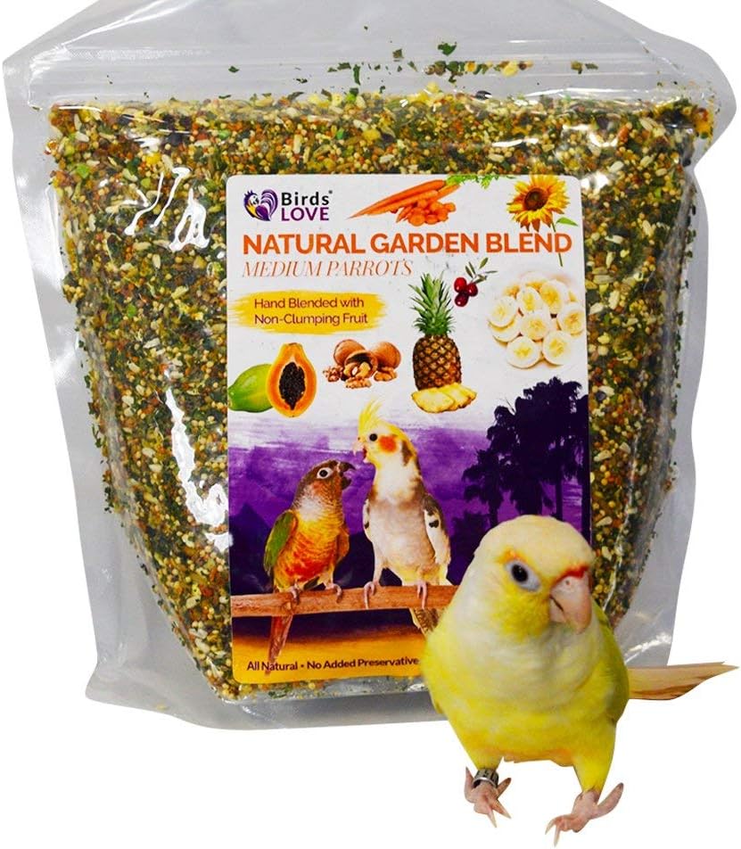 Birds LOVE Alimento para pájaros mediano, 4 libras