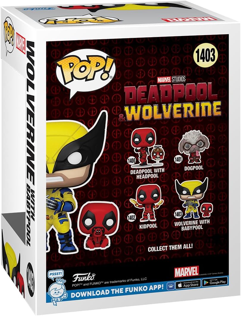 Funko Pop! Deadpool y Wolverine: Wolverine con Babypool