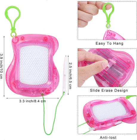 Mini Pizarras Magnéticas Dibujo Borrable con Bolígrafo para Niños