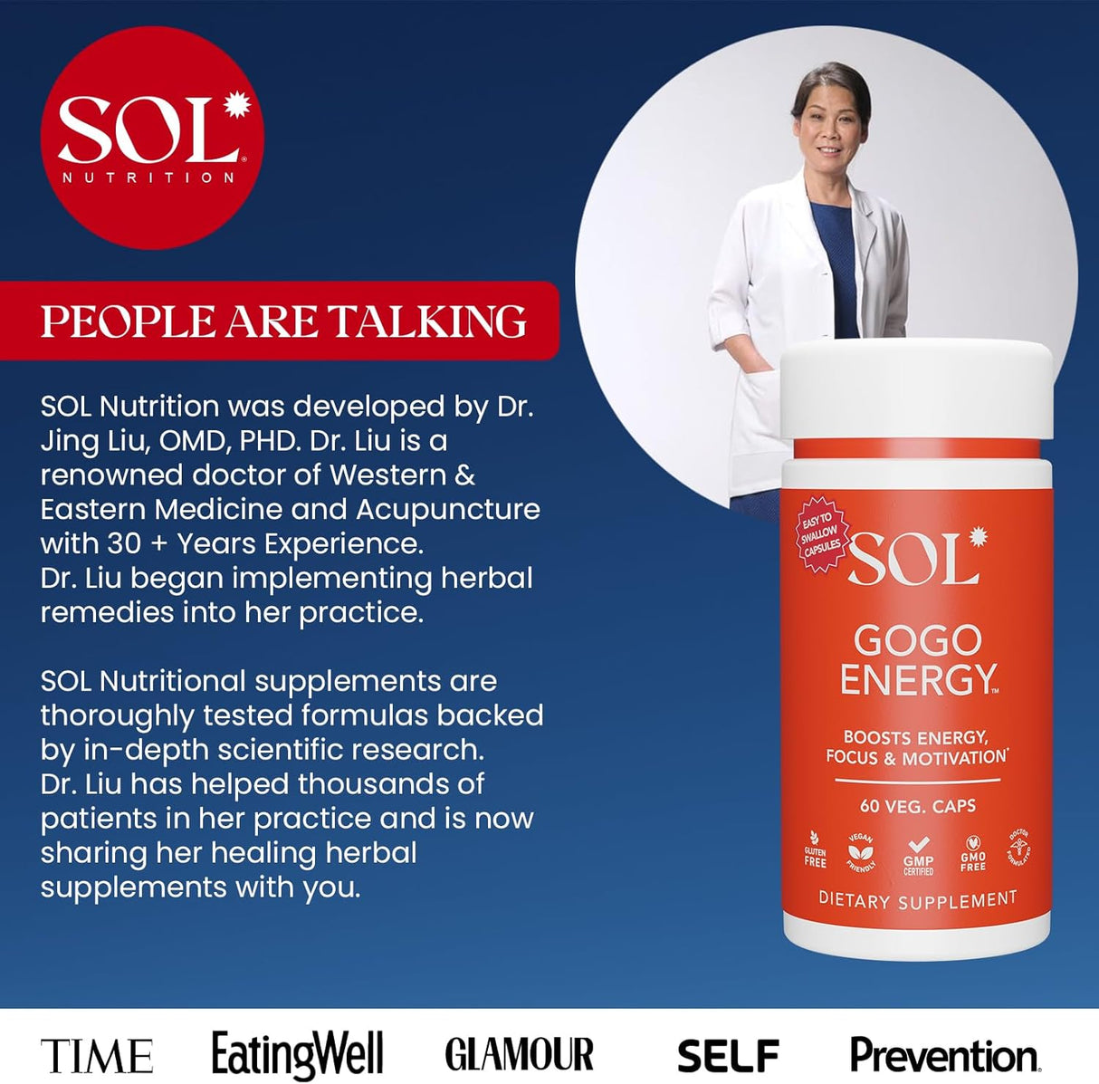 Suplemento energético del complejo de Ashwagandha vitaminaB