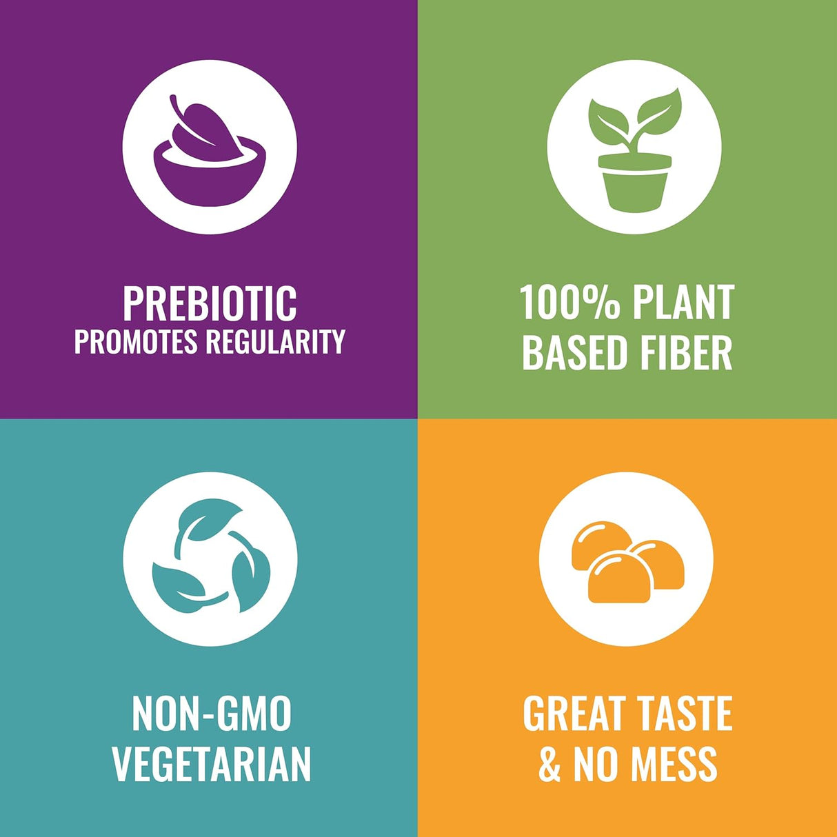 Suplemento de fibra 100% a base de plantas para la salud