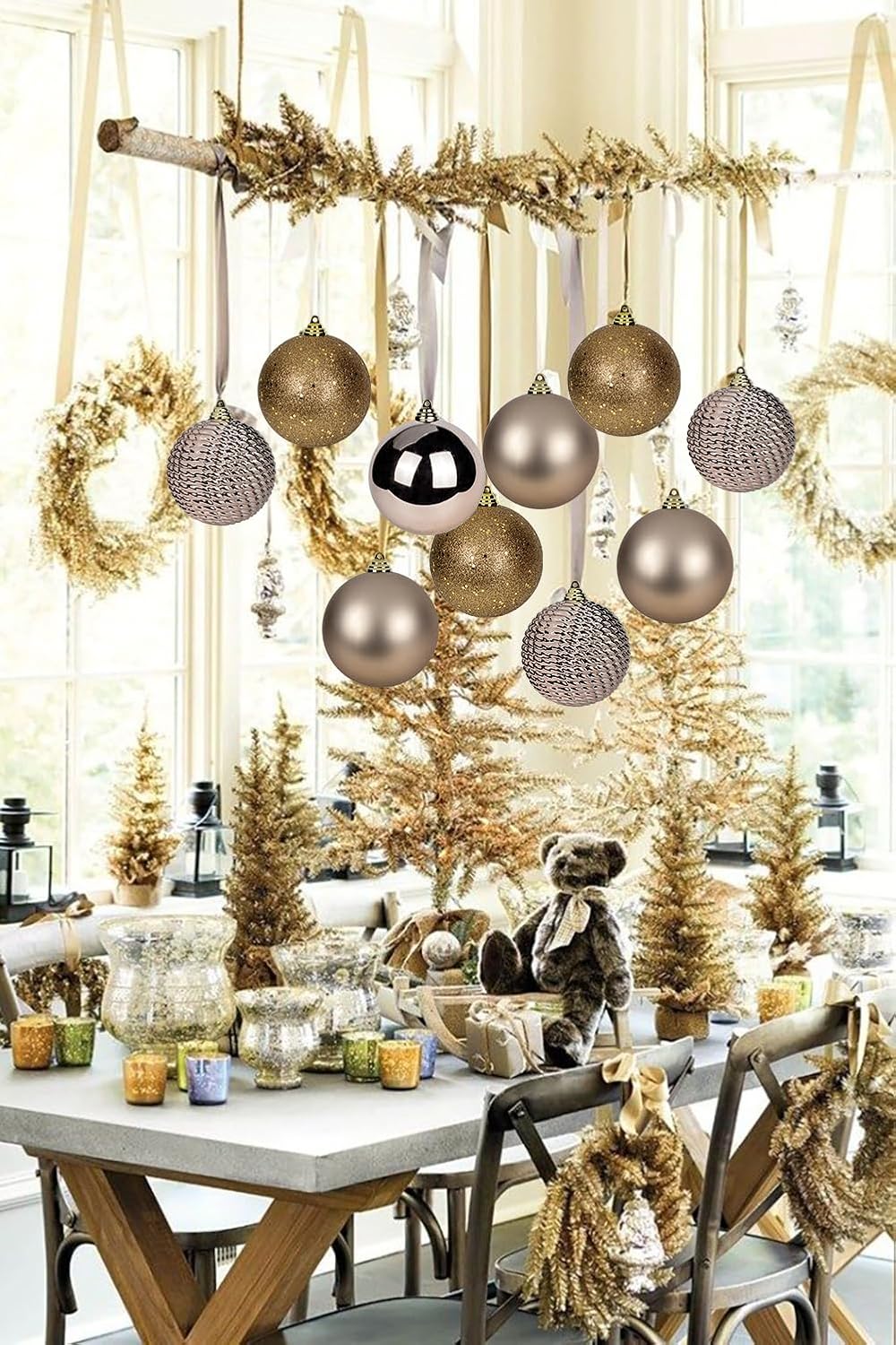 Bolas de Navidad 4.7 Shatterproof, Decoraciones Grandes