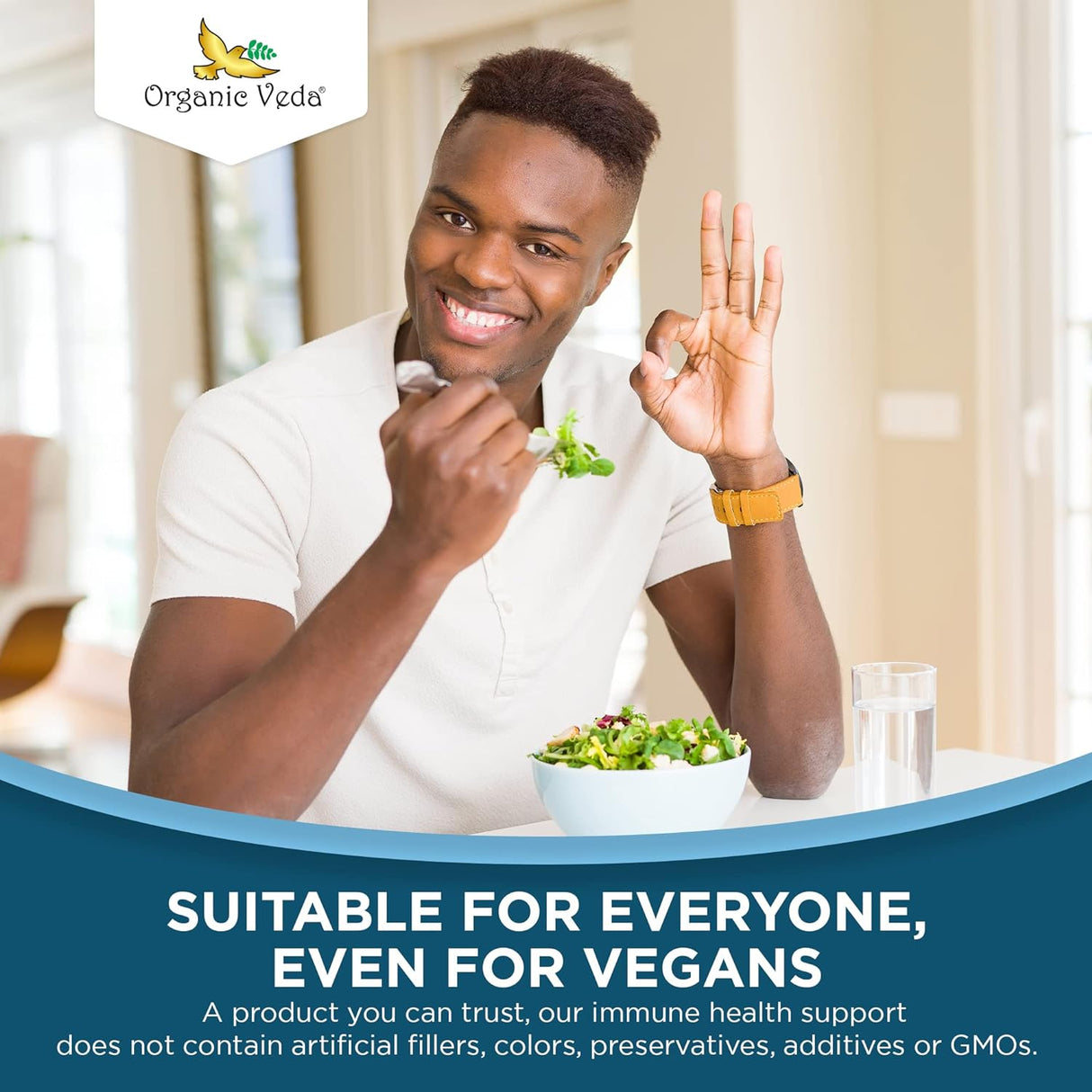 Cápsulas de Neem y Cúrcuma con Amla y Tulsi Suplemento